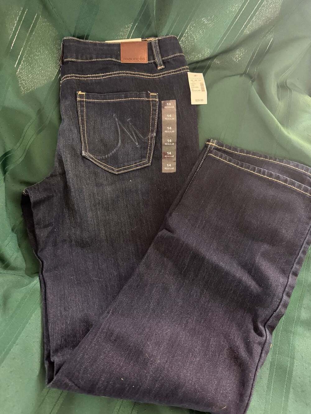 Maurices Dark Wash Jeans Size 14 Regular